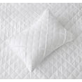 thumbnail image 4 of Chezmoi Collection Annabelle 2-Piece White Twin Size Quilt Set - Diamond Ruffle Stone-Washed Microfiber Soft Lightweight Quilted Bedspread Set for All Seasons, 4 of 9