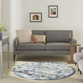 thumbnail image 4 of Nourison Aloha Indoor/Outdoor Blue/Grey 4' x ROUND Area Rug, (4x Round), 4 of 11