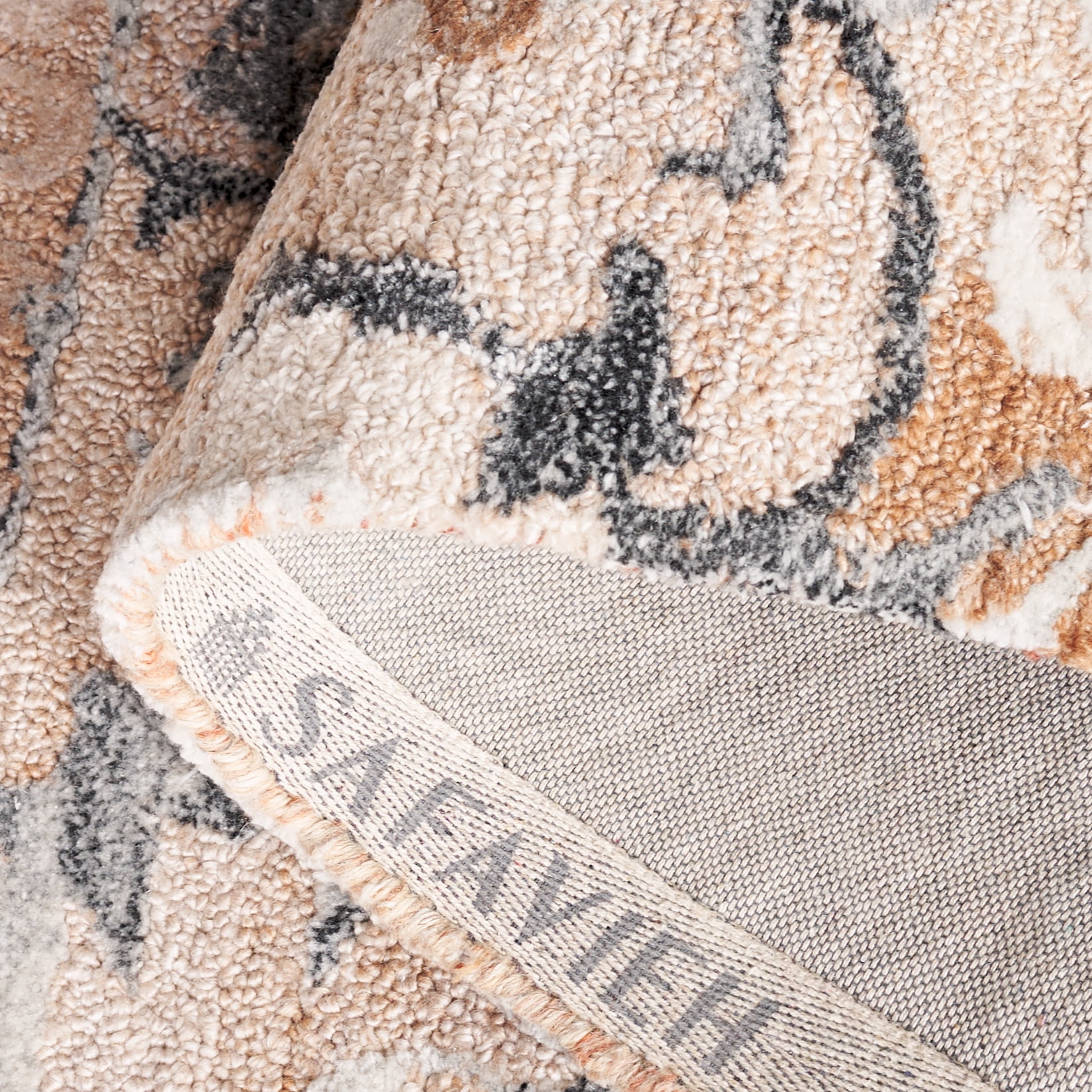 SAFAVIEH Anatolia Ellery Oriental Area Rug, Light Brown/Gray, 4' x 6'
