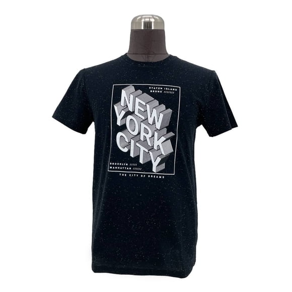 Playera George Talla M Estampada con Puntos Negro