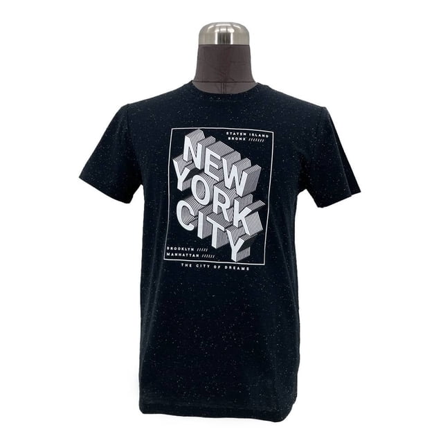 Playera George Talla M Estampada con Puntos Negro