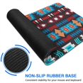 thumbnail image 6 of Long Mouse Pads for Desk,Blue and Orange Geometric Boho Pattern Desk Mats on Top Of Desks, Desk Mouse Pad Extra Large with 3mm Non-Slip Base and Stitched Edge for Gaming,Office,Work,Home 47.3"x23.6", 6 of 6