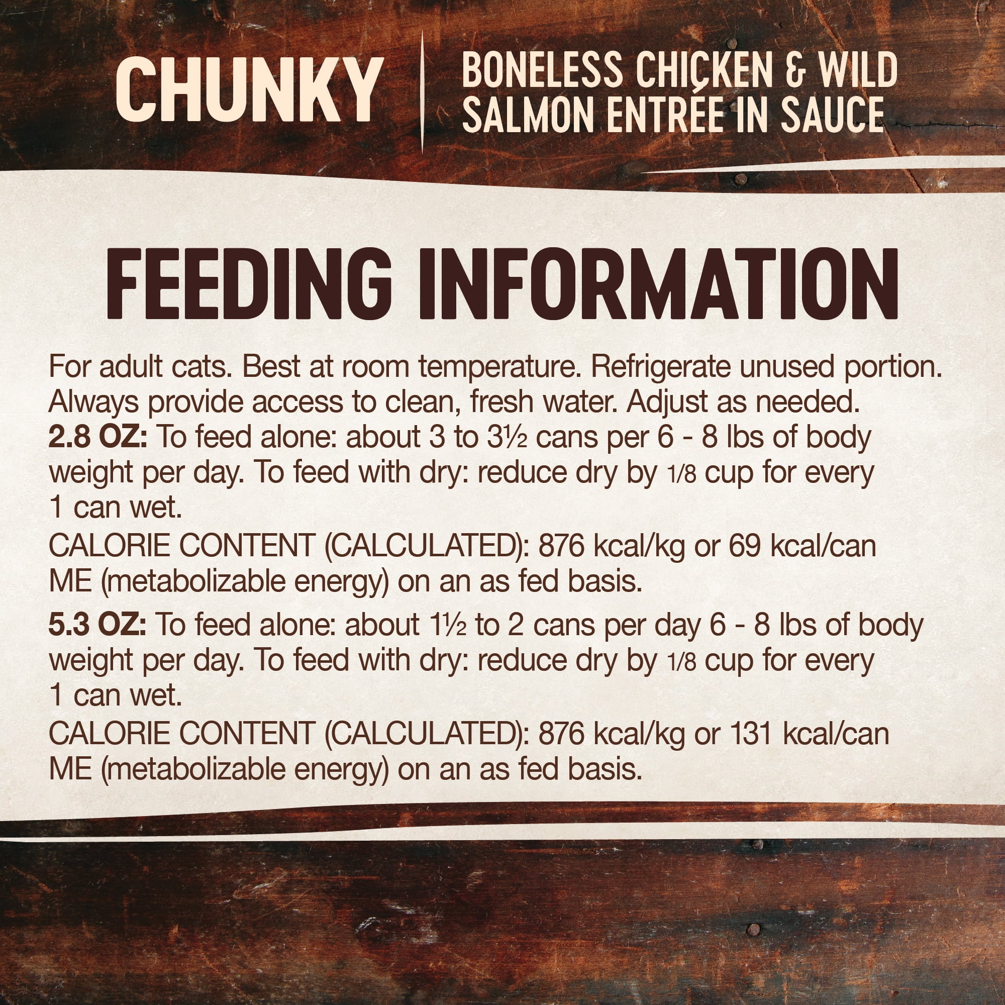 Wellness CORE Signature Selects Chunky Adult Canned Wet Cat Food, Natural, Protein Rich, Grain Free, Chicken and Wild Salmon Entrée Recipe, 5.3 oz, Pack of 12 Cans