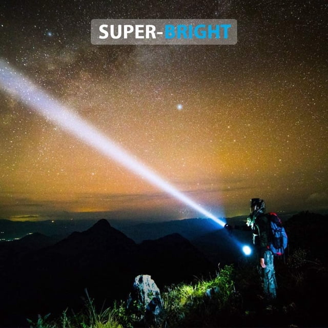 Rechargeable Bright LED Flashlight High Lumens, Super Bright 3000 LumenHandheld Flashlights