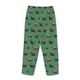 thumbnail image 5 of Naloa Christmas Dachshund Print Women’s Ultra-Soft Comfy Pajama Lounge Pants with Pockets & Drawstring, 5 of 8
