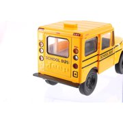 1971 Jeep DJ-5B School Bus, Yellow - Kinsmart 5446D - 1/26 Scale Diecast Model Car