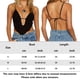 thumbnail image 2 of Chaleco Sin Mangas Y2K Mujeres Irregular Crop Top Girl Sexy Sling Vest Lace Up Streetwear (Negro L) Ygjytge para Mujer Negro T 3EG, 2 of 7