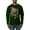 Forest Green, variant on Dean Russo Some Angels Dog Lover Mens Long Sleeve Shirt, Forest Green, Medium