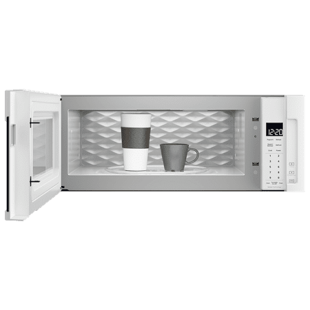 Whirlpool - 1.1 Cu. Ft. Low Profile Over-the-Range Microwave Hood Combination - White