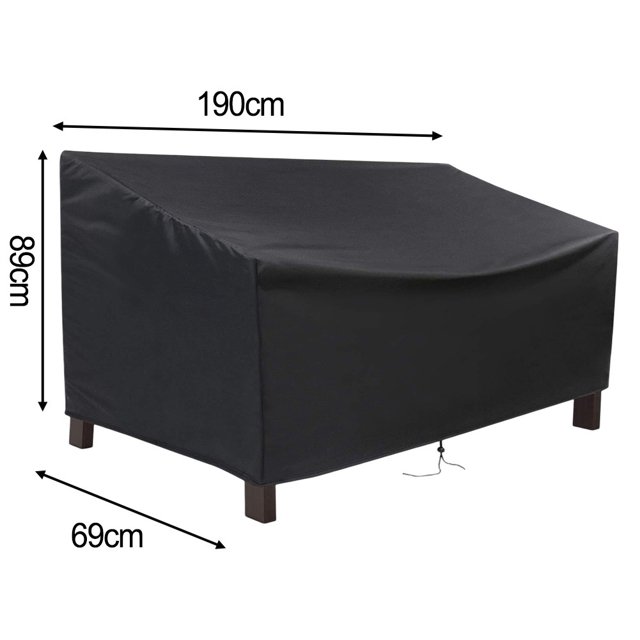 Lefu Protection de Meubles d'Extérieur Housse de Banc Imperméable avec Ajustabilité