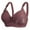 Coffee, variant on Ohufall Breathable Bras for Women Cool! Woman's Large Size Comfortable Bra Underwear No Rims