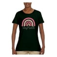 thumbnail image 3 of Waymaker Rainbow Inspirational/Christian Womens Graphic T-Shirt, Forest Green, XX-Large, 3 of 5