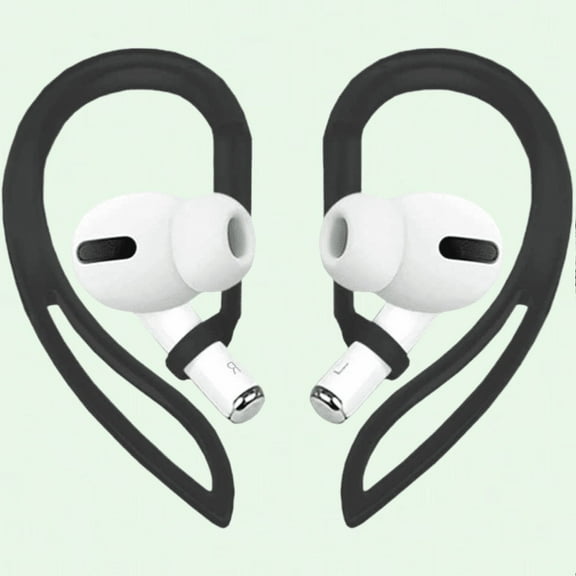 Multi-Dimensional Adjustable Ear Hooks for AirPods Pro/3rd Gen [Compatible with AirPods 1/2/3] - Black