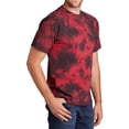 thumbnail image 4 of Mafoose Men Crystal Tie-Dye Tee Male T-Shirt Black Red XL, 4 of 5