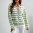 thumbnail image 2 of Vedolay Women's Cardigan Sweater Knit Zip Cardigan Sweater with Pockets Green,XL, 2 of 5