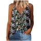 thumbnail image 1 of Gibobby Camiseta de tirantes con estampado de camisola para mujer, camiseta, blusa, camiseta sin mangas, cuello en V, tirantes finos(Negro,M), 1 of 4
