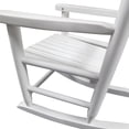 thumbnail image 6 of Triple Tree Kids Solid Print Wood Indoor Rocking Chair, White, 6 of 7