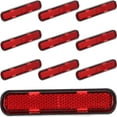 thumbnail image 3 of REACHISE 10pcs Oval Safety Reflector Screw On for Trailers, Cars, Bikes & Motorbikes, 3 of 9