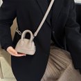 thumbnail image 4 of Bolso Superior Mini Monedero Cruz Cuerpo Cruzado para Mujeres Cáscara PU Cuero Color Sólido Embrague, 4 of 9