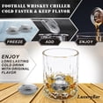 thumbnail image 3 of Set decantador de whisky LuxuryBar Football con vasos de 1400 ml, 3 of 6