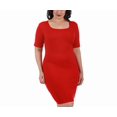 thumbnail image 2 of InstantFigure Curvy Plus Size Short Dress Short Sleeves 168027C, 2 of 11