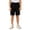 AL12_Black, variant on Boys Uniform Shorts Zip Fly Closure Flat Front Dressy Shorts Golf,Bermuda Daily Wear with Pockets Black 170