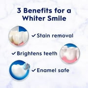 Crest 3D White Advanced Teeth Whitening Toothpaste, Radiant Mint, 3.3 oz, (Pack of 2)