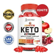 Ignite Keto Extreme ACV Gummies 2000mg Dietary Supplement 60 Gummys