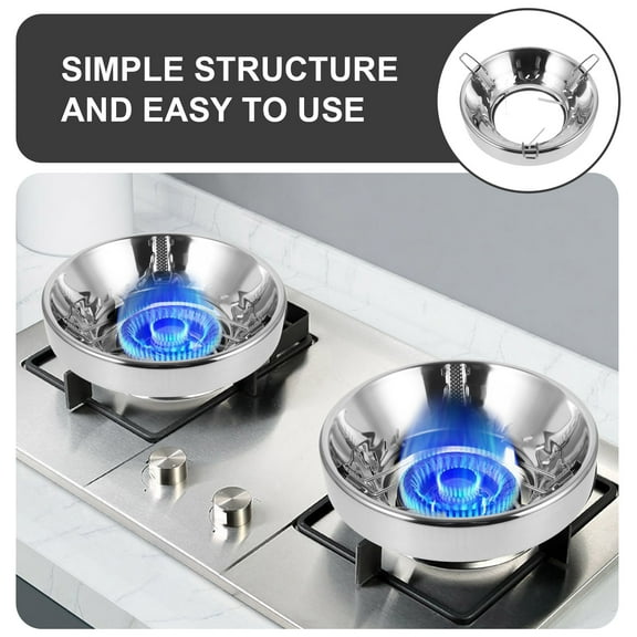 LEXSOMEO Windproof Wok Stand Household Wok Rack Professional Wok Bracket Stove Accessory