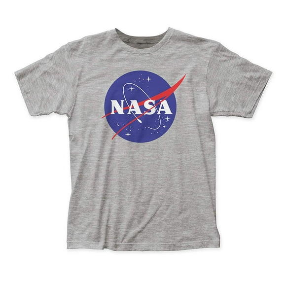 Nasa Men's Logo Slim-Fit T-Shirt Athletic Heather M