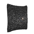 Bingfone Black And White Dotted Linen Throw Pillow Covers Cushion Case