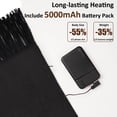 thumbnail image 4 of Bufanda térmica KLADNDER para mujer con gorro y guantes, juego USB 5000 mAh, 4 of 7