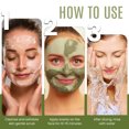 thumbnail image 2 of Green Tea Mud Mask - Matcha Powder, Aloe Vera, Kaolin, and Bentonite Clay for Hydrating, Detoxifying, Deep Cleansing, Minimizing Pores, Relaxing, and Soothing Organic Facial Mask, 2 of 8