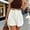 White, variant on Shorts for Women Elegant Dressy Shorts for Summer to Smart-Casual Wardrobe with Pockets and Wide-Leg White M