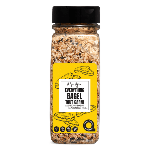 Assaisonnement Bagel « Everything » 250 g (8,8 oz) A Spice Affair Moyen, Saupoudreur