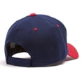 thumbnail image 3 of Plain Adjustable Hook & Loop Hat - 12 Pack - Navy/Red, 3 of 3
