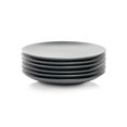 thumbnail image 3 of 10 Strawberry Street Wazee Matte 8.25"" Juego De Platos De Ensalada Cupé De 6 Gris Carbón 10 Strawberry Street NA, 3 of 4