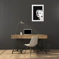 thumbnail image 3 of Rodriquez Jr, Enrique 13x18 White Modern Wood Framed Museum Art Print Titled - Monroe Kisses, 3 of 4