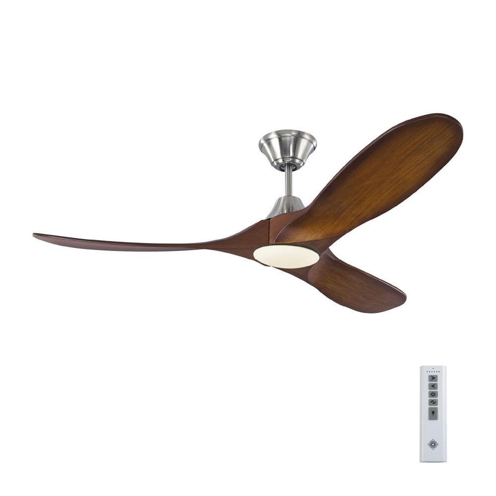 3 Blade 52 inch Ceiling Fan with Light Kit-Aged Pewter Finish-Light Grey Weathered Oak Blade Color Bailey Street Home 96-Bel-3087740