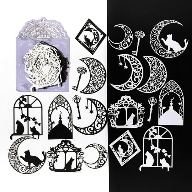 20 Uds. de Cordones de Papel para álbum de Recortes, Adornos de Papel para álbum de Recortes, Papeles de Decoración Estética para álbum de Manualidade Soledad Elaboración de encaje