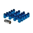 thumbnail image 5 of KarParts360 For SRT Viper 2013 2014 Acorn Nut Lock Set | Steel | Blue Color | External Lock Design Pattern | Fine Thread Type | Bulge Seat Acorn Lock Wheel Lock Type, 5 of 6