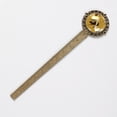 thumbnail image 2 of Starry Bee Book Accessories: Lace Bookmark in Antique Bronze - a Gift for Readers and Book Lovers, 2 of 5