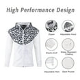 thumbnail image 3 of Beautiful Giant Polyester Women Lightweight Windbreaker Outdoor Hiking Long Sleeve Hooded Jacket, 3 of 5