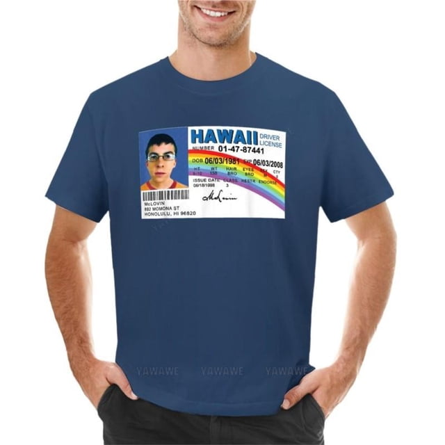 Camisetas de verano para hombre, camisetas de McLovin Drivers, ropa estética, camisetas de talla grande, camisetas gráficas divertidas para hombre.