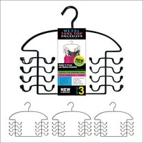 Dr. Organizer Steel Closet Organizer Hangers for Tanks Tops, Bras, and Cami Tops, USA Patented - 3 Pack