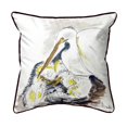 thumbnail image 1 of Betsy Drake HJ718 18 x 18 Po. Egret & Chicks Grand Oreiller Intérieur & Extérieur, 1 of 1