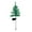 Z Green 40x8x5cm, variant on Solar Christmas Tree Lights Decorations Outdoor Waterproof, LED Lights Christmas Solar Stake Lights Cemetery Christmas Tree for Grave Pathway Outside Garden Yard Lawn