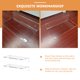thumbnail image 4 of Estantería flotante de pared de 2 piezas, estantes de pared de plástico transparente para sala de estar y baño, 4 of 6