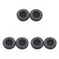 thumbnail image 1 of QualitChoice Coussinets d'Oreilles pour Casque de Jeu Rond en Cuir Manches en Maille Remplacement pour Skullcandy HES2.0 Noir 3Ensemble, 1 of 6