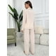 thumbnail image 5 of Conjunto de Pijama para Mujer Pantalón de Manga Larga Conjunto de 2 Piezas Pijama con Cuello en V, 5 of 7